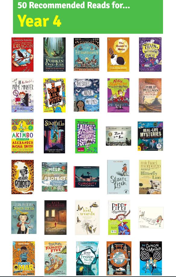 Image result for year 4 recommended reads